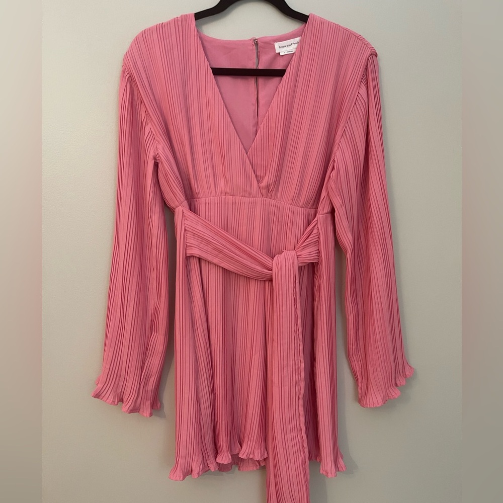 REVOLVE Lovers and Friends Bernice Plisse Mini Dress - Picture 4 of 8